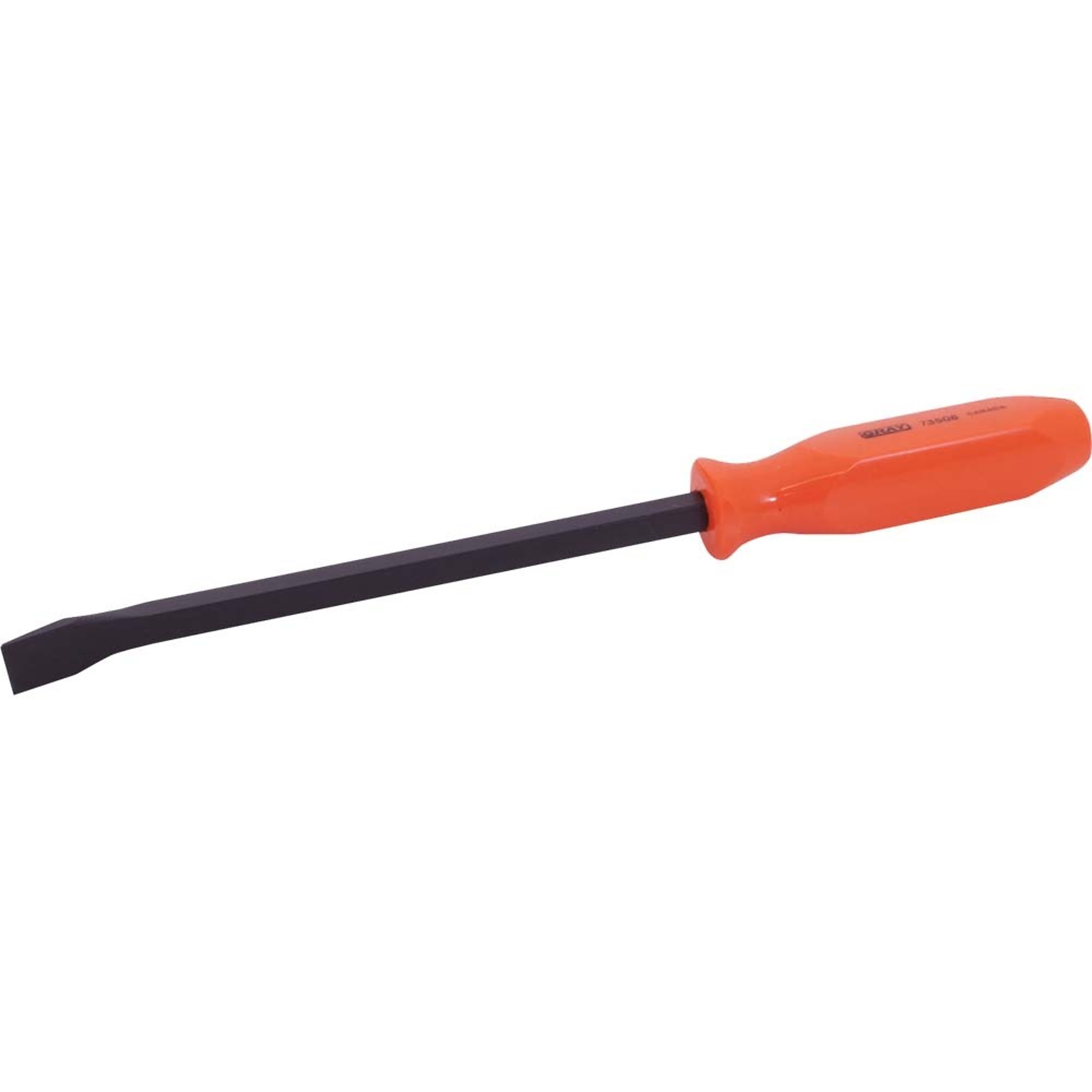 Gray Tools 8" Screwdriver Handle Pry Bar, Curved Black Oxide Finish Blade
